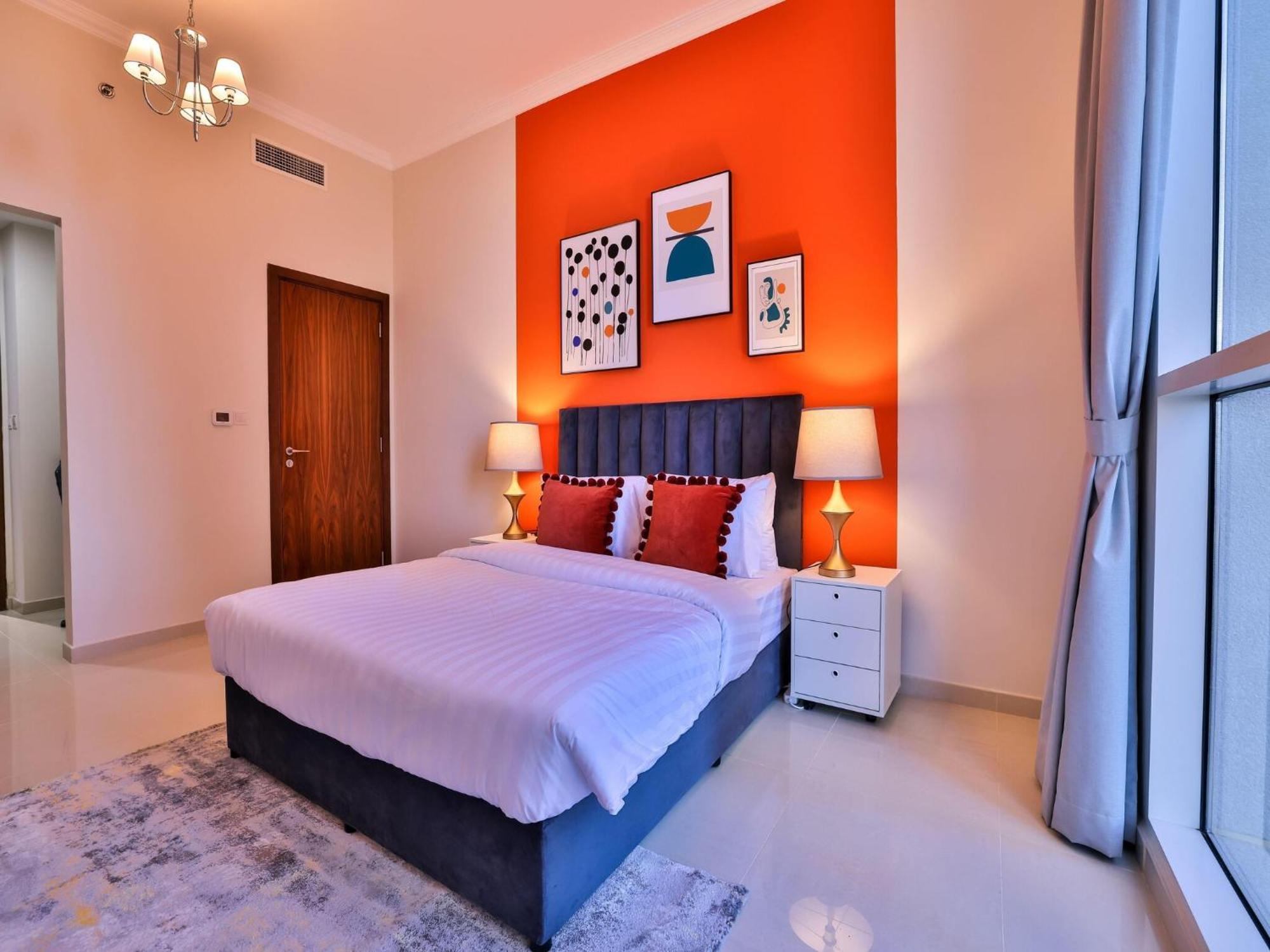 Luxe Apartments Near Dubai Mall Burj Khalifa Pool Gym Parking Dış mekan fotoğraf