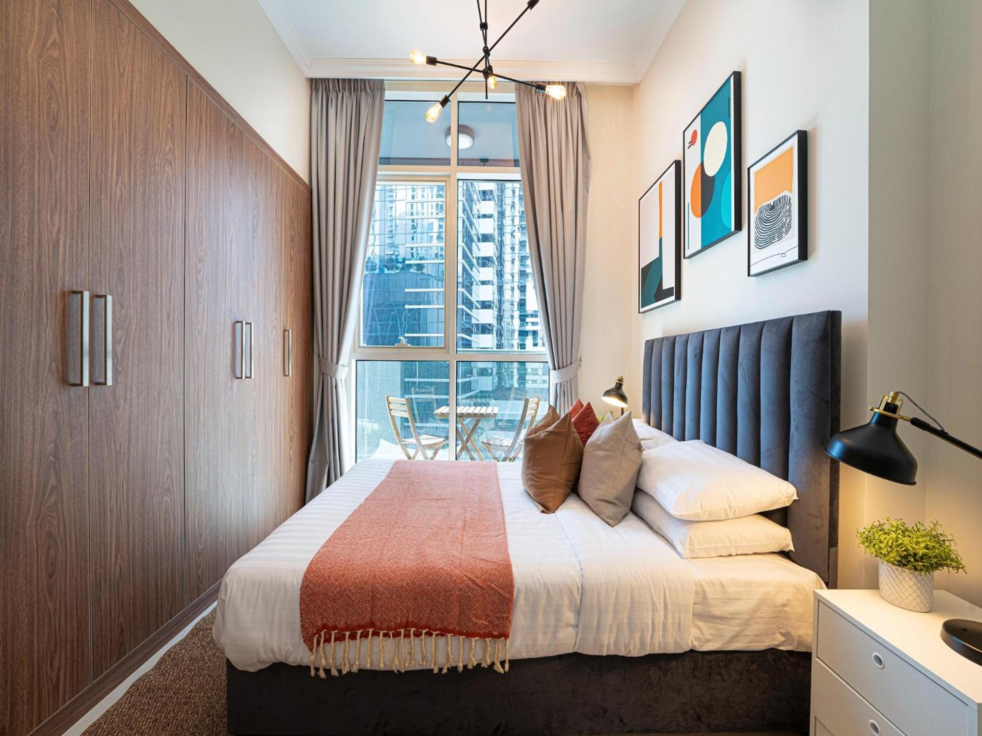 Luxe Apartments Near Dubai Mall Burj Khalifa Pool Gym Parking Dış mekan fotoğraf