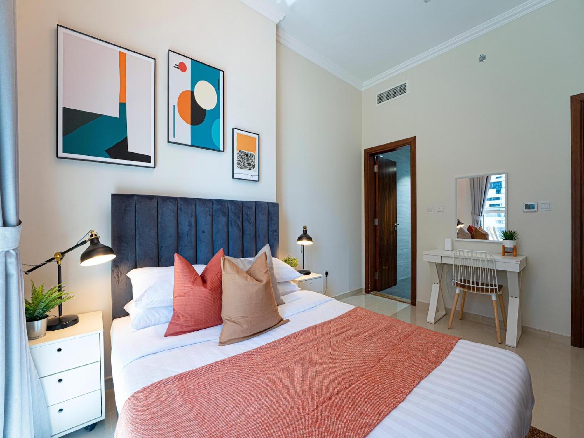 Luxe Apartments Near Dubai Mall Burj Khalifa Pool Gym Parking Dış mekan fotoğraf