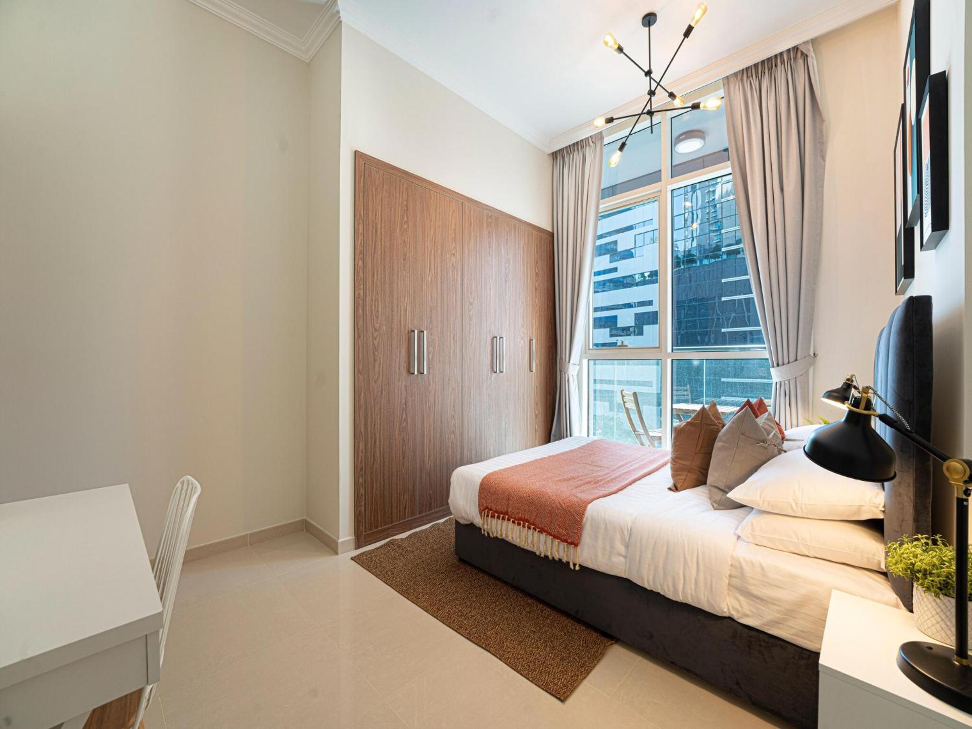 Luxe Apartments Near Dubai Mall Burj Khalifa Pool Gym Parking Dış mekan fotoğraf