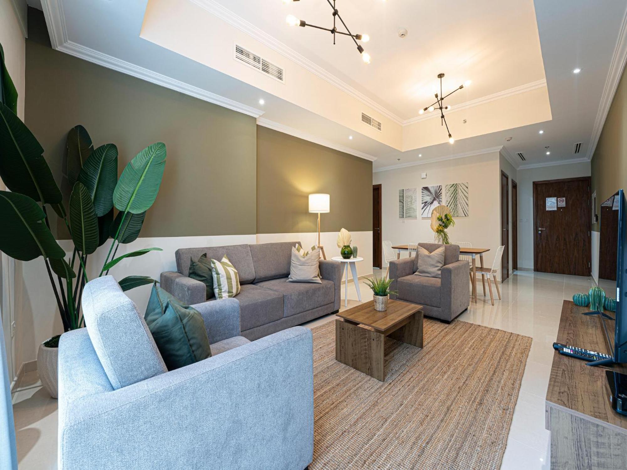Luxe Apartments Near Dubai Mall Burj Khalifa Pool Gym Parking Dış mekan fotoğraf