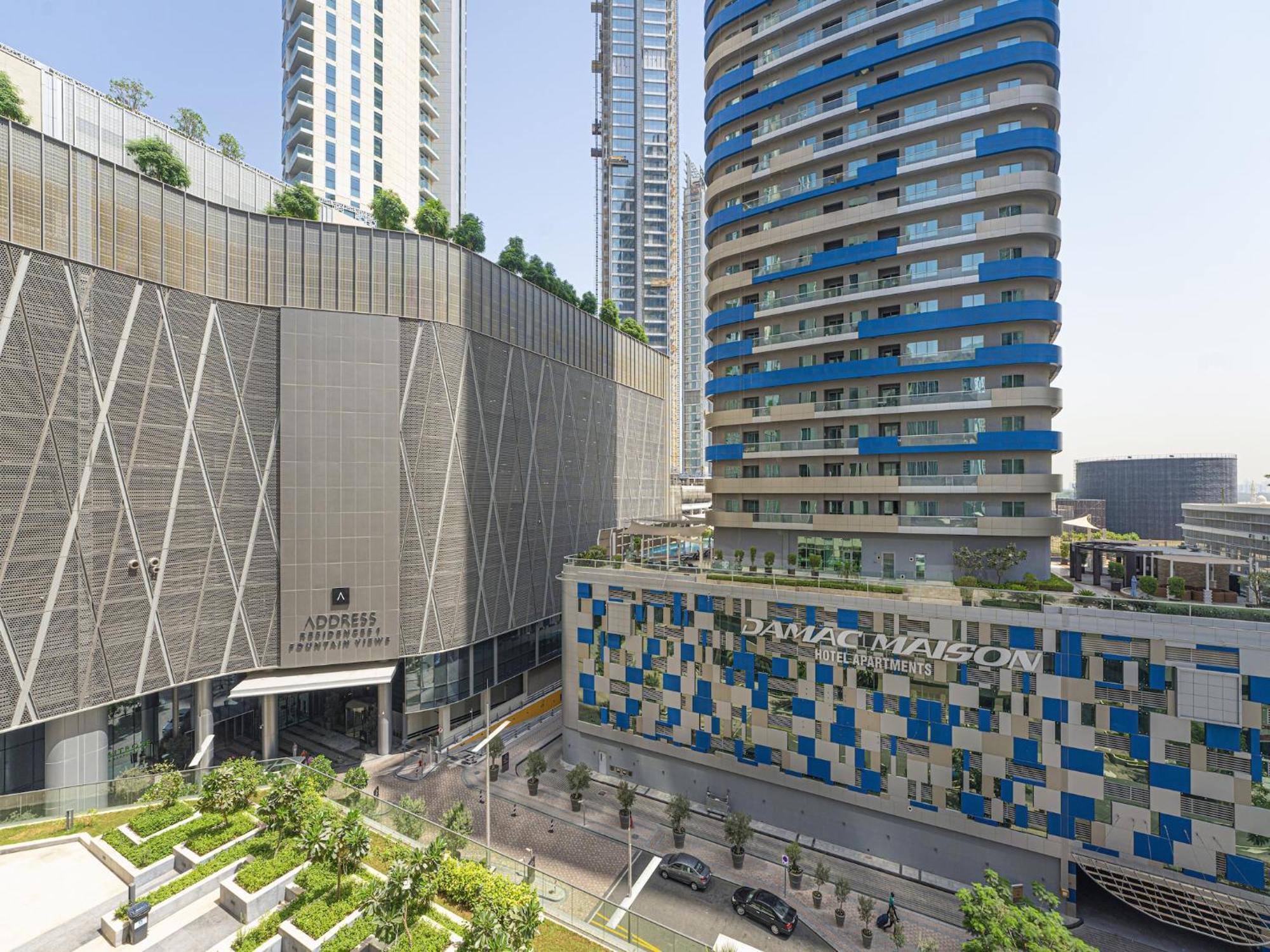 Luxe Apartments Near Dubai Mall Burj Khalifa Pool Gym Parking Dış mekan fotoğraf